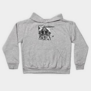 Cosmic Egypt Spaceman II Kids Hoodie